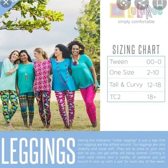 Halloween Leggings LuLaRoe Tall and Curvy - Picture 6 of 6